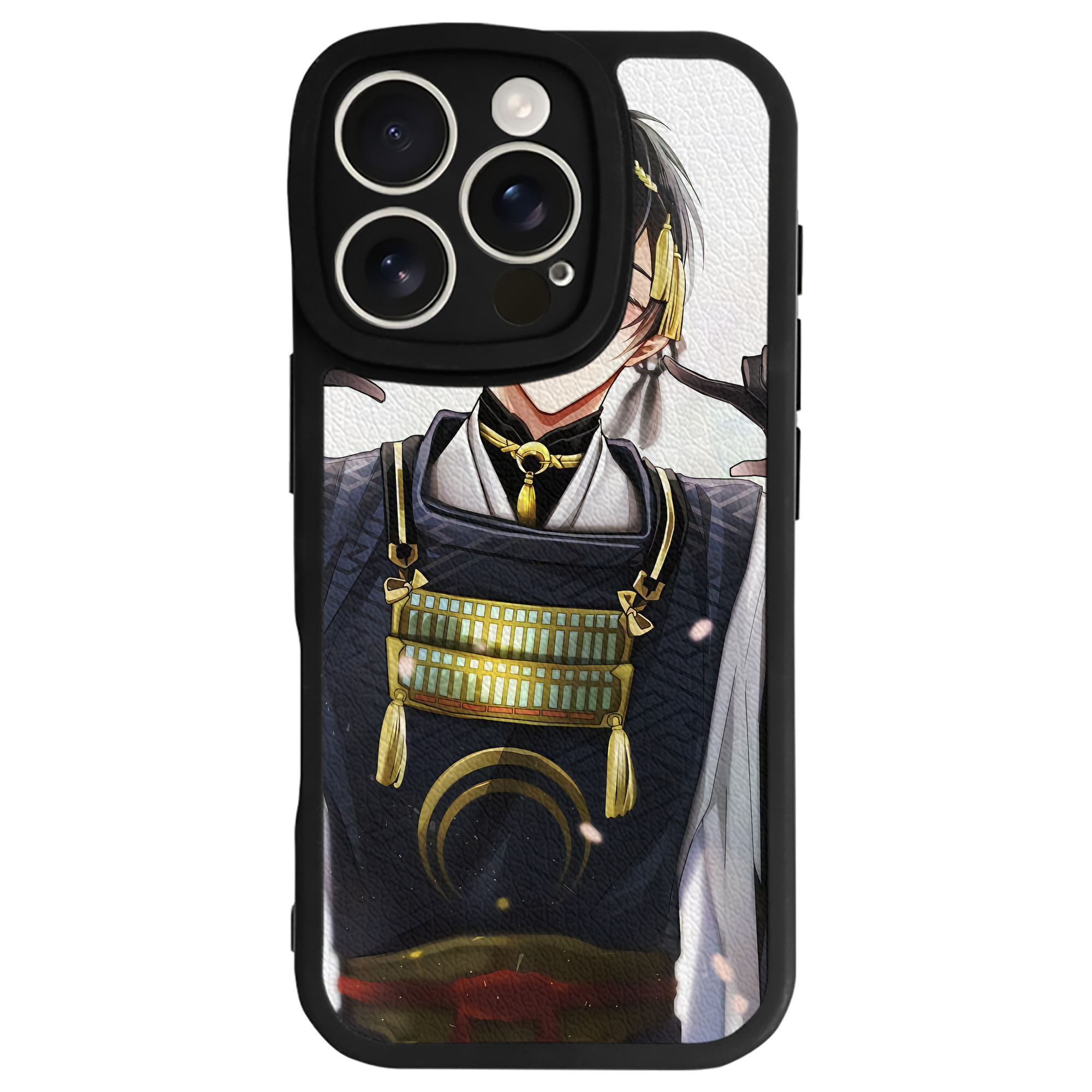 （画像用） 刀剣乱舞 Touken Ranbu 【iPhone 16シリーズ対応】シリコンスマホケース（レザー調） 材質：シリコン